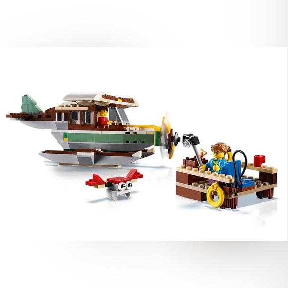NWT *Retired Set* 2019 LEGO CREATOR: Riverside Houseboat (31093) - Picture 6 of 7